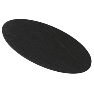 Marmor Dunkel Oval